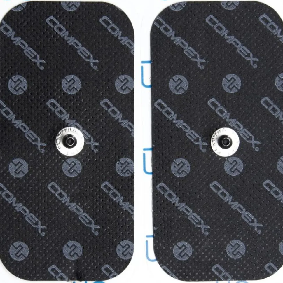 2 Electrodes 1 Snaps 5*10cm - Accessoire Electrostimulation | Compex
