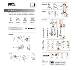 10 Protections Sangle String M - Escalade | Petzl