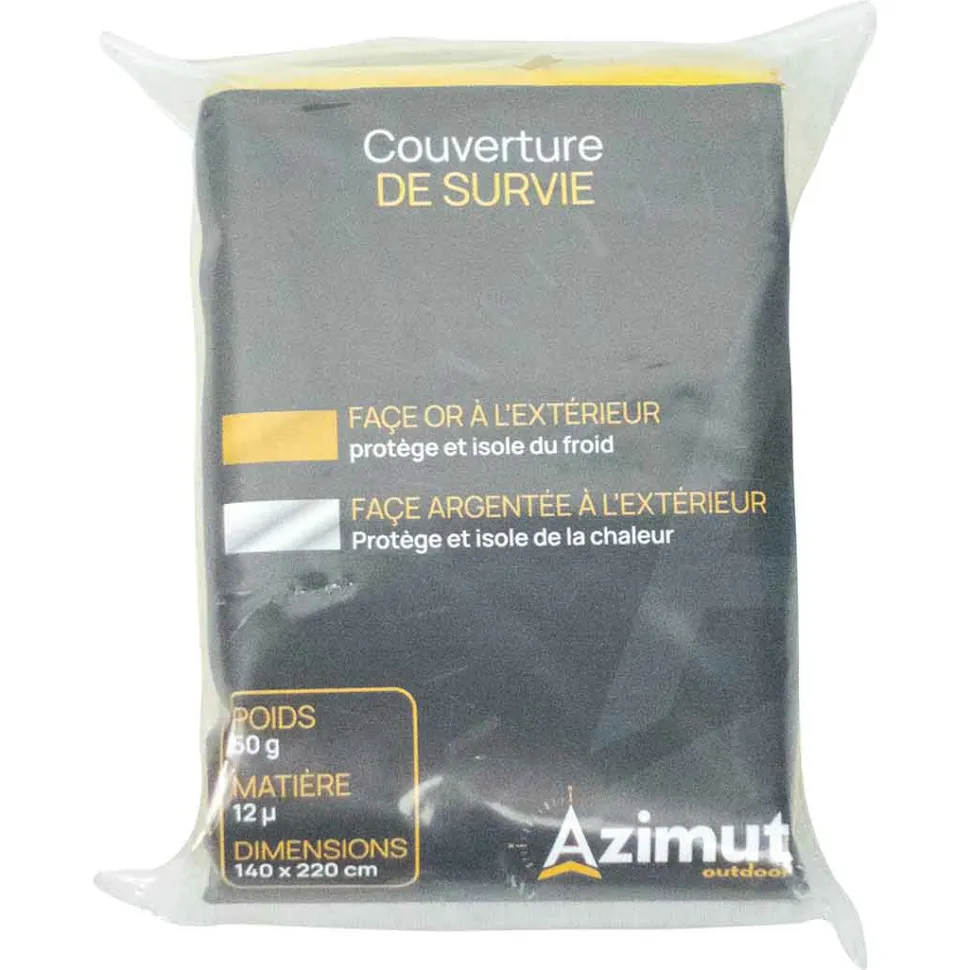 Accessoire Randonnee Couverture De Survie Usage Unique - Couverture Survie