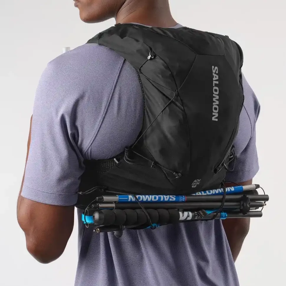 Adv Skin 12 Set Black Ebony - Sac A Dos | Salomon