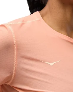 Airolite Run Short Sleeve Dry Clay - Tee Shirt Mc | Hoka