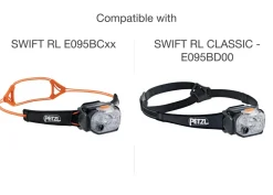 Bandeau Modulable Swift Rl Black Orange - Lampes Frontales | Petzl