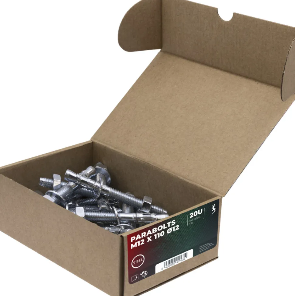Boite De Goujons M12x90mm 20pcs - Equipement De Parois | Fixe