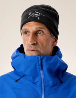 Bonnet Embroidered Bird Toque Black Arcteryx