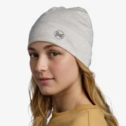 Bonnet Merino Lightweight Solid Cloud - Bonnet | Buff