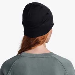 Bonnet Merino Lightweight Solid Black - Bonnet | Buff