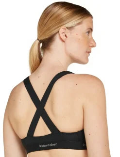 Brassiere Mer 125 Cool-lite Sprite Racerback Black | Icebreaker