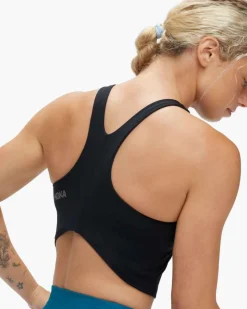 Brassière Crop Top Femme Elaro Black - Brassiere | Hoka