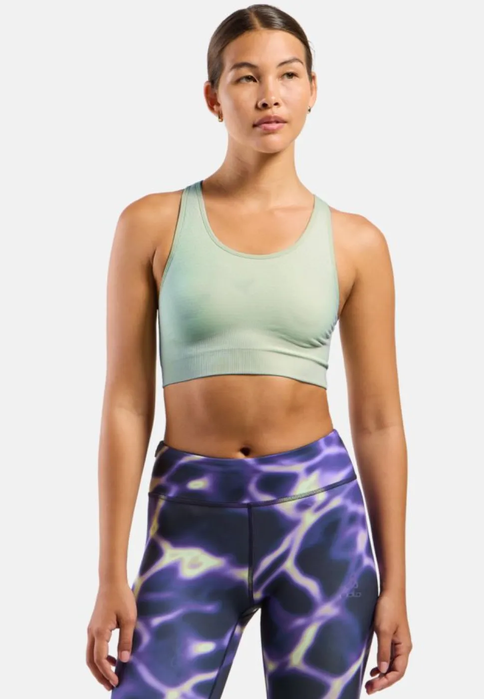 Brassière Seamless Medium Padded Vetiver - Brassiere | Odlo