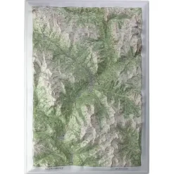 Carte En Relief Brianconnais - Equipement Outdoor | Deniveles Editions