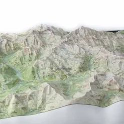 Carte En Relief Ecrins Sud - Equipement Outdoor | Deniveles Editions