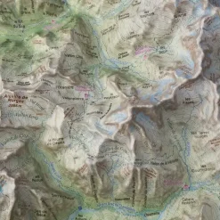 Carte En Relief Ecrins Sud - Equipement Outdoor | Deniveles Editions