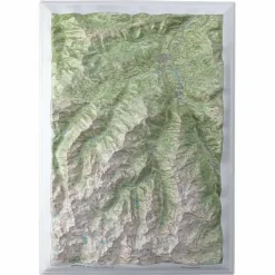 Carte En Relief Massif Des Cauterets | Deniveles Editions