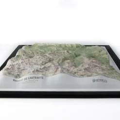 Carte En Relief Massif Des Cauterets | Deniveles Editions