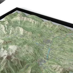 Carte En Relief Massif Des Cauterets | Deniveles Editions