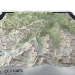 Carte En Relief Massif Des Cauterets | Deniveles Editions