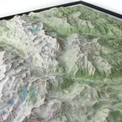 Carte En Relief Pic Du Midi Bigorre | Deniveles Editions