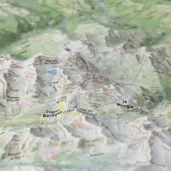 Carte En Relief Pic Du Midi Bigorre | Deniveles Editions
