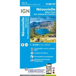 Carte 17448et Neouvielle-vallee D'aure - Cartes | Ign