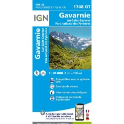 Carte 1748ot Gavarnie - Luz Saint Sauveur - Cartes | Ign