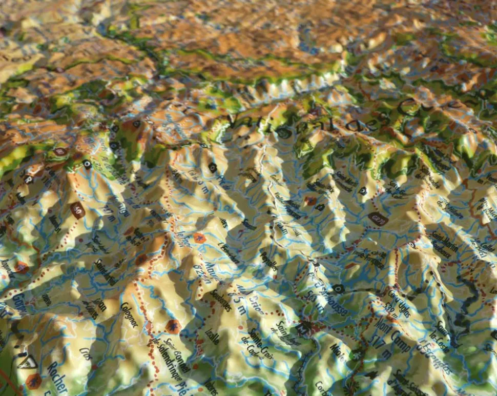 Cevennes Grands Causses - Cartes | 3dmap