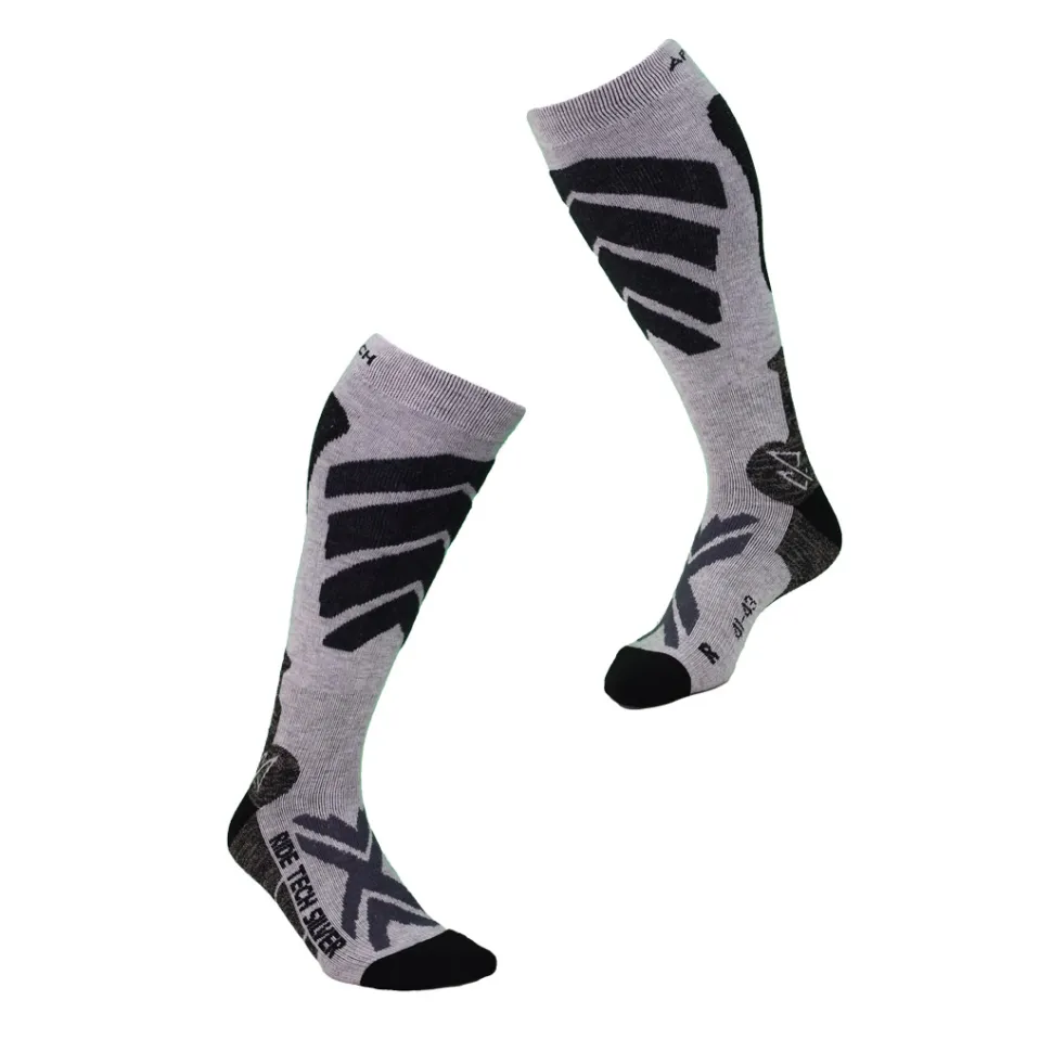 Chaussette De Ski Ride Tech Silver (1 Paire) | Approach Outdoor