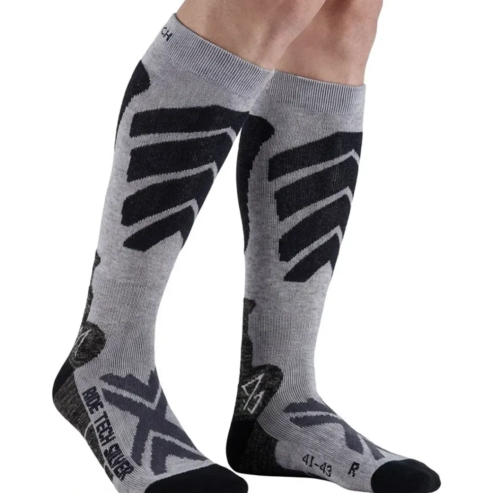 Chaussette De Ski Ride Tech Silver (1 Paire) | Approach Outdoor