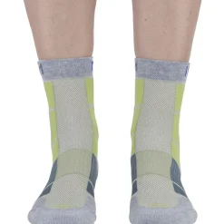 Chaussette Mid Air Gris Vert - Chaussettes | Monnet