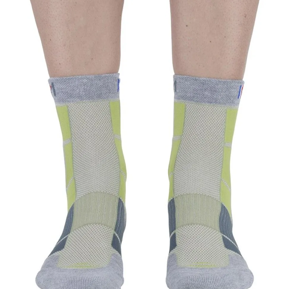Chaussette Mid Air Gris Vert - Chaussettes | Monnet