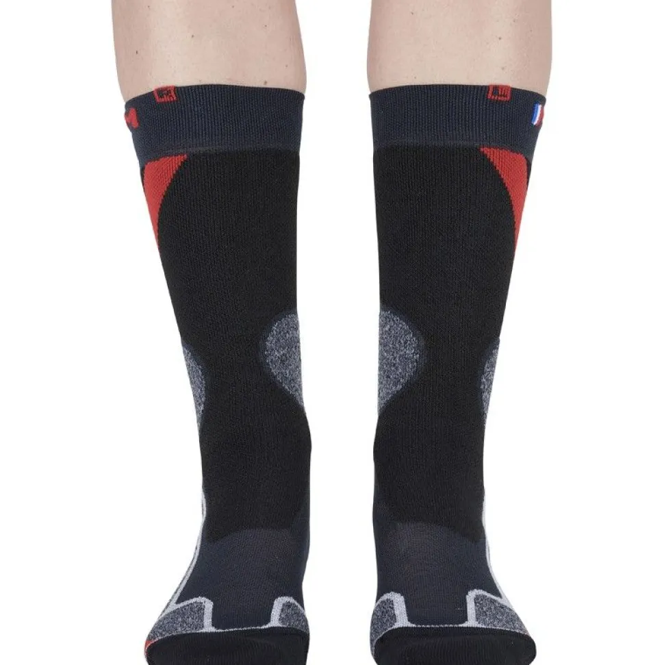 Chaussette Trek Expert Rouge Noir - Chaussettes | Monnet