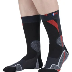 Chaussette Trek Expert Rouge Noir - Chaussettes | Monnet