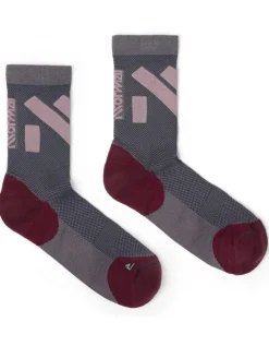 Chaussettes Race Sock White Purple - Chaussettes | Nnormal