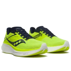 Chaussure De Running Ride 17 Citron Navy - Chaussures | Saucony