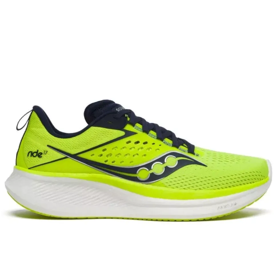 Chaussure De Running Ride 17 Citron Navy - Chaussures | Saucony