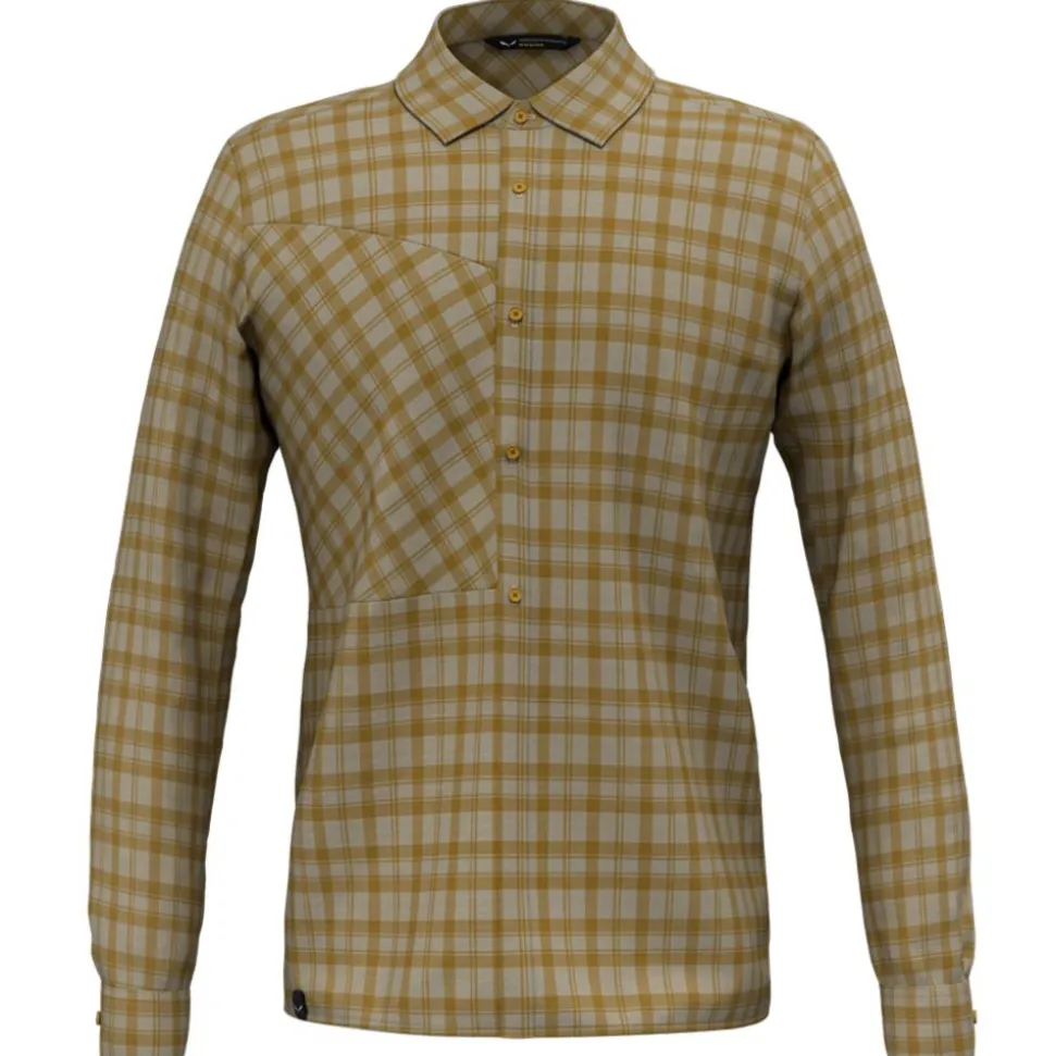 Chemise Fanes Flannel Quiksand Golden Brown - Chemise | Salewa