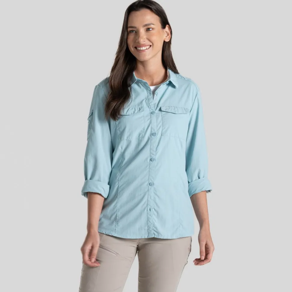 Chemise Femme Nosilife Adventure III Sky Blue - Chemise | Craghoppers