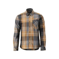 Chemise Flanelle Carreaux Brun Noisette - Travaux En Hauteur | Mascot