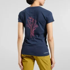Climb Flower T-shirt Femme Limestone Nightsky - Tee Shirt Mc
