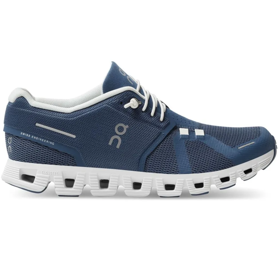 Cloud 5 Femme Denim White - Chaussures | On Running