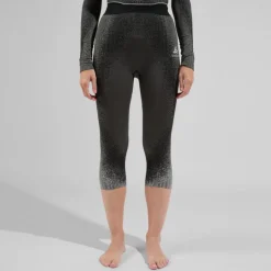 Collant 3/4 Femme Performance Warm Blackcomb Black - Pantalon | Odlo