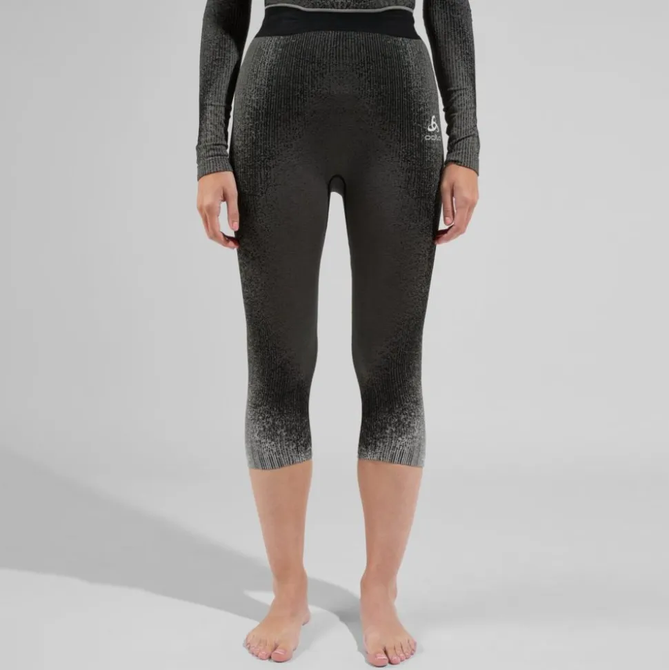 Collant 3/4 Femme Performance Warm Blackcomb Black - Pantalon | Odlo