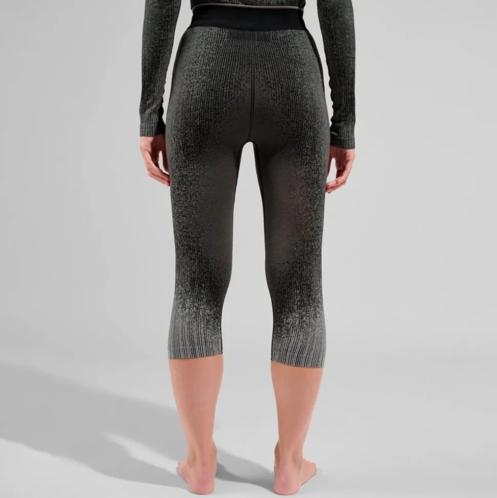 Collant 3/4 Femme Performance Warm Blackcomb Black - Pantalon | Odlo