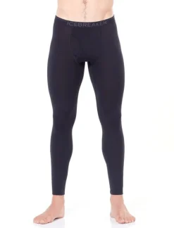 Collant Oasis 200 Noir With Fly - Pantalon | Icebreaker