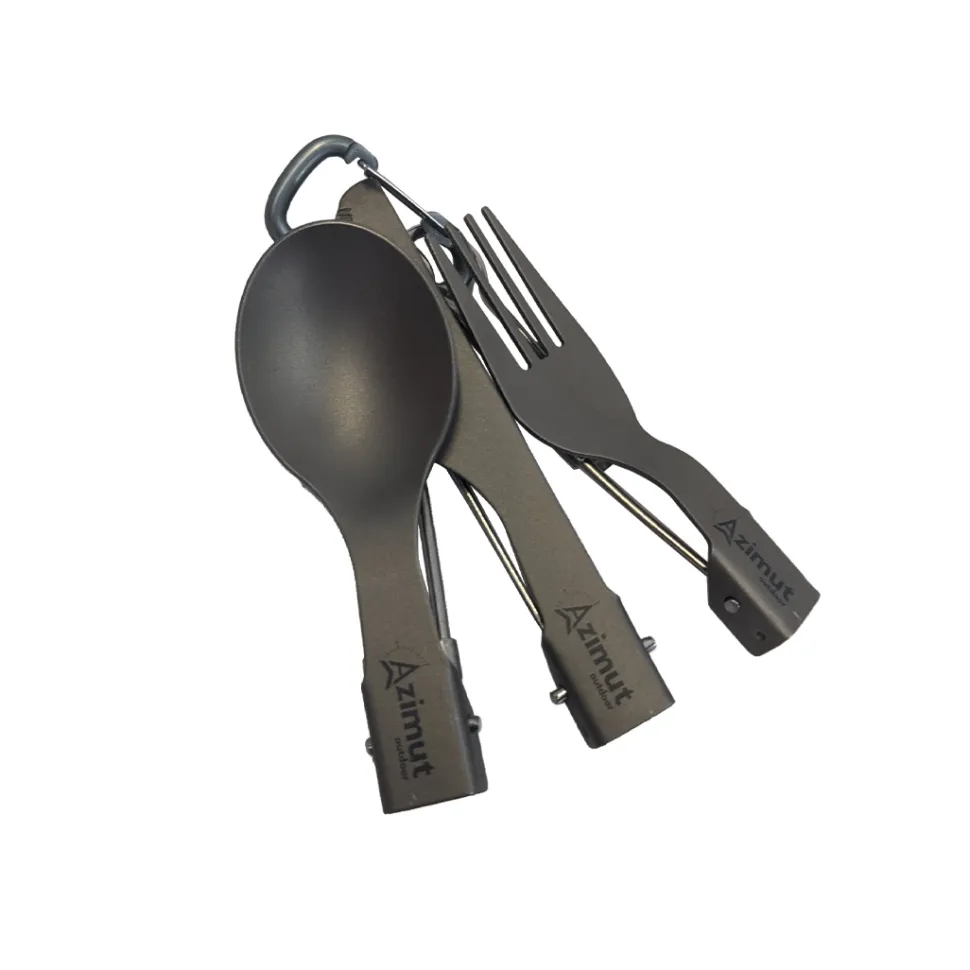 Couverts Pliants Titanium - Couverts | Azimut Outdoor