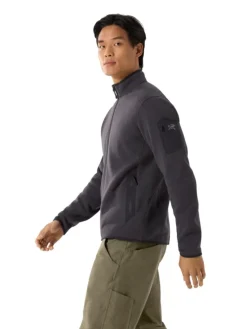 Covert Cardigan Black Heather - Polaire | Arcteryx