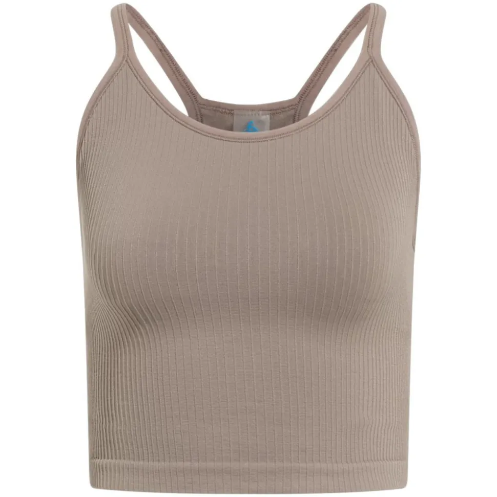 Crop Top Femme Active 365 2in1 Seamless Cinder - Debardeur | Odlo