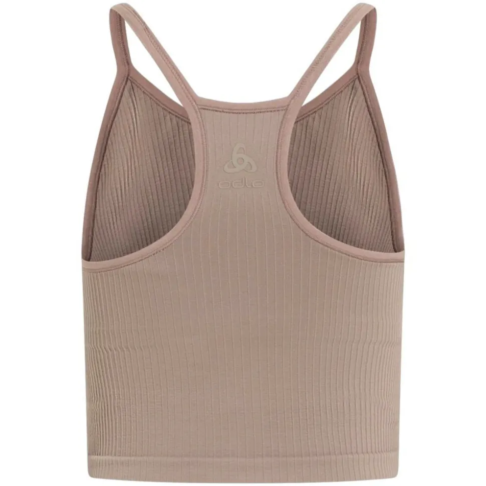 Crop Top Femme Active 365 2in1 Seamless Cinder - Debardeur | Odlo