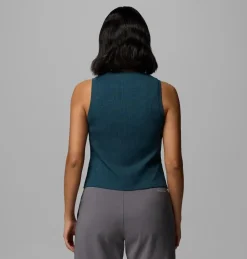 Débardeur Femme Columbia Move High Neck Everblue Heather - Debardeur | Columbia