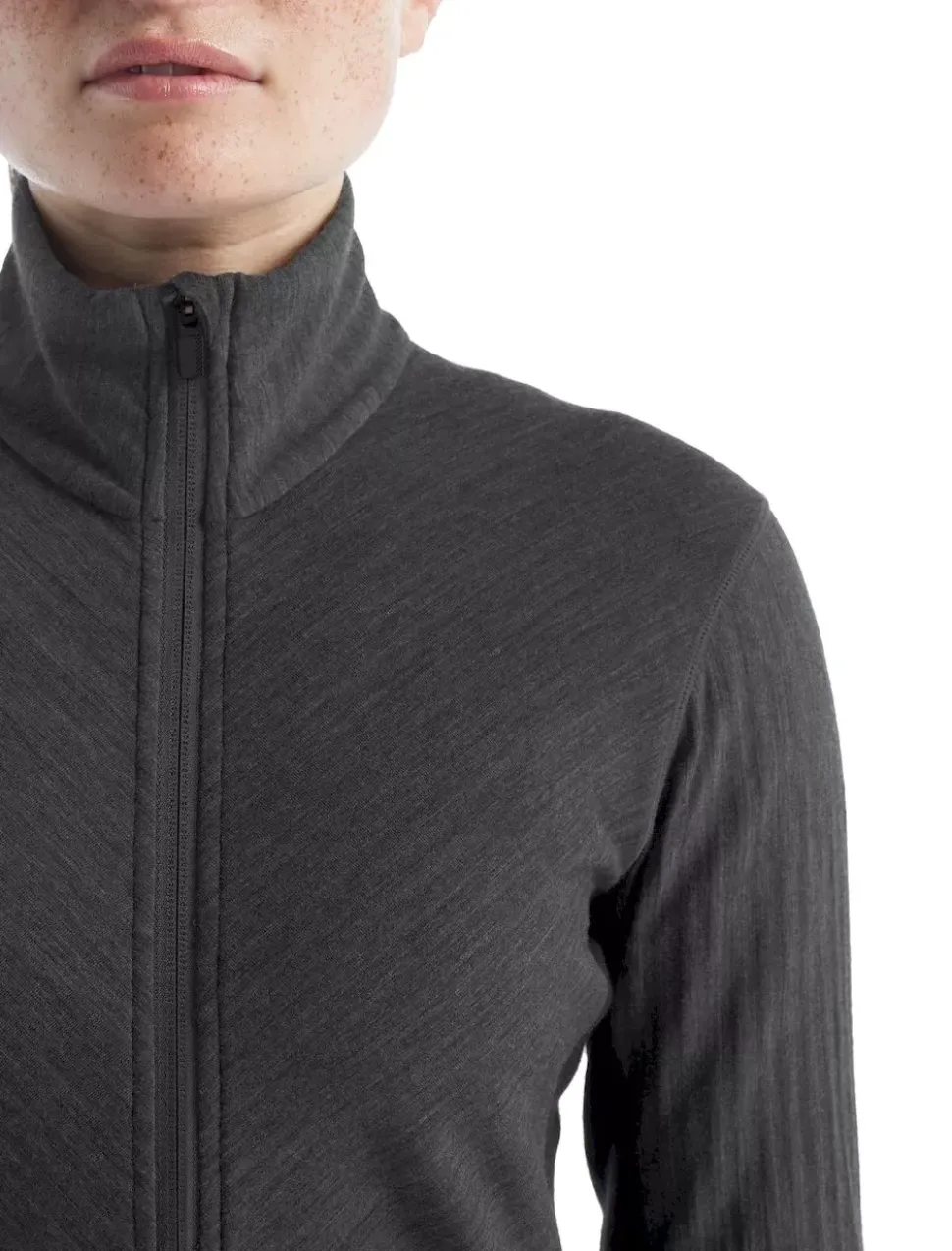 Descender Femme Jet Heather Black - Veste | Icebreaker