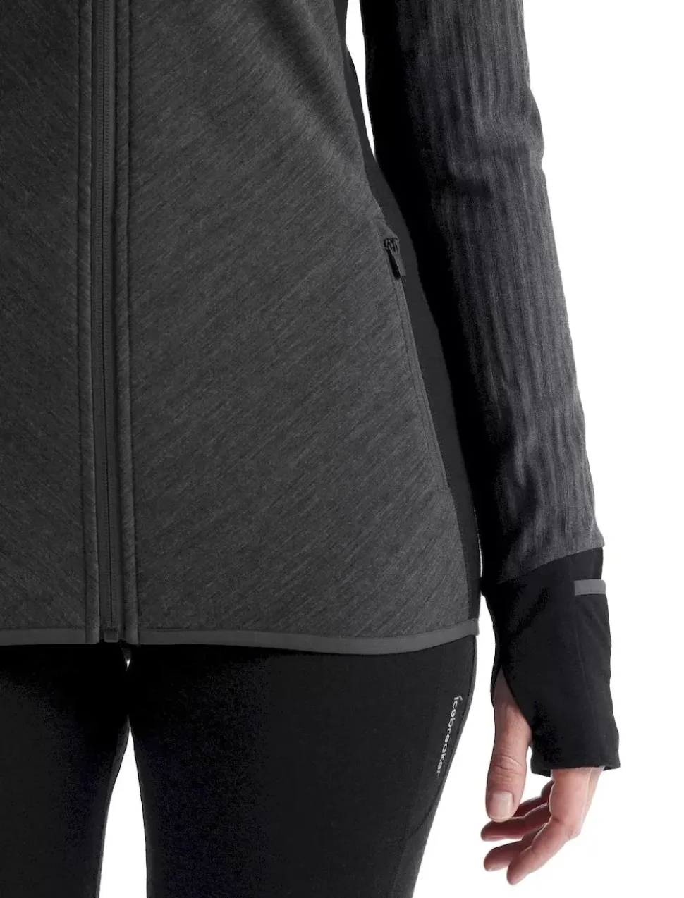 Descender Femme Jet Heather Black - Veste | Icebreaker